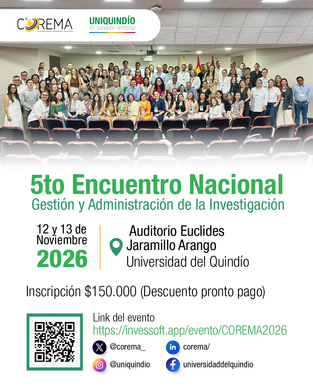 5to Encuentro Nacional de Gestión y Administración de la Investigación 2026