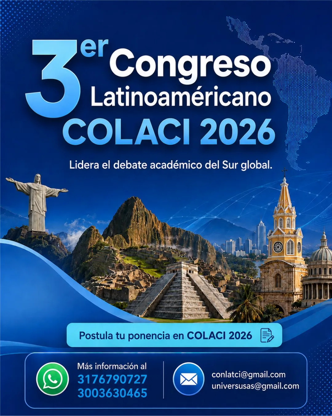 Tercer Congreso Latinoamericano y Caribeño de Investigación y Encuentro Internacional de Semilleros de Investigación e Investigación Formativa COLACI 2026
